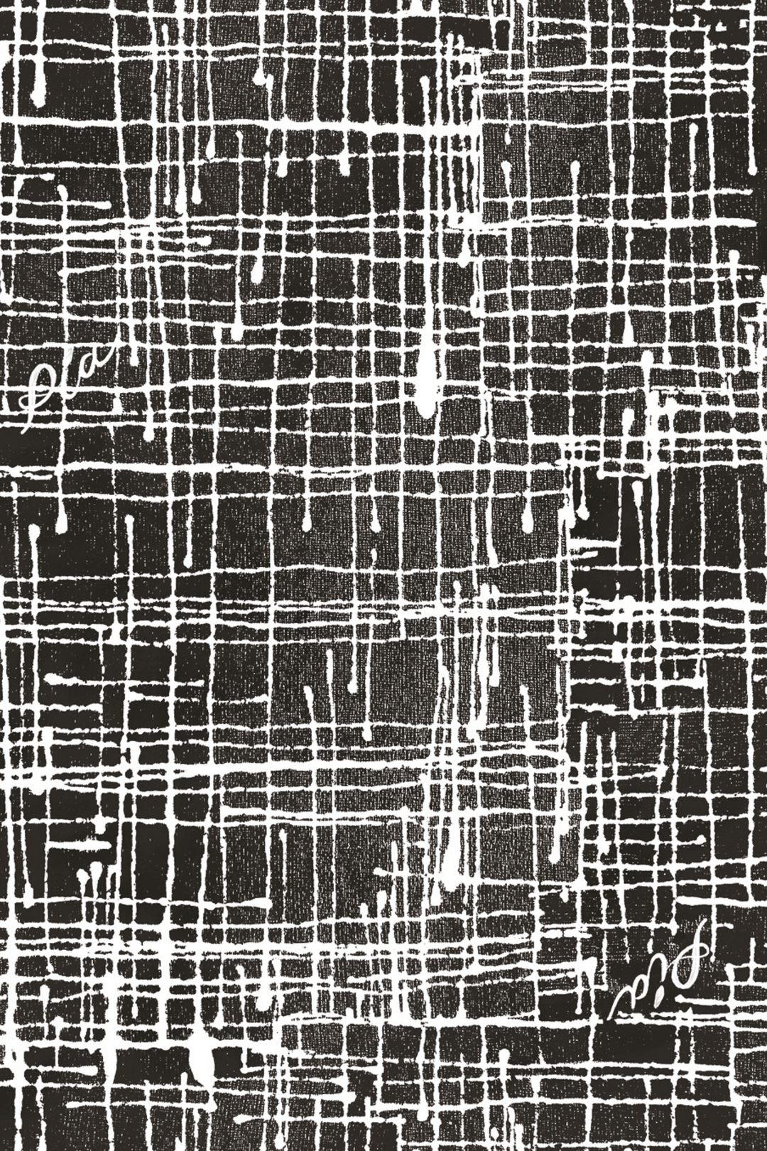 LEYA - ASYMMETRIC CUT FRONT TIED LONG DRESS - CROSSED LINES BLACK