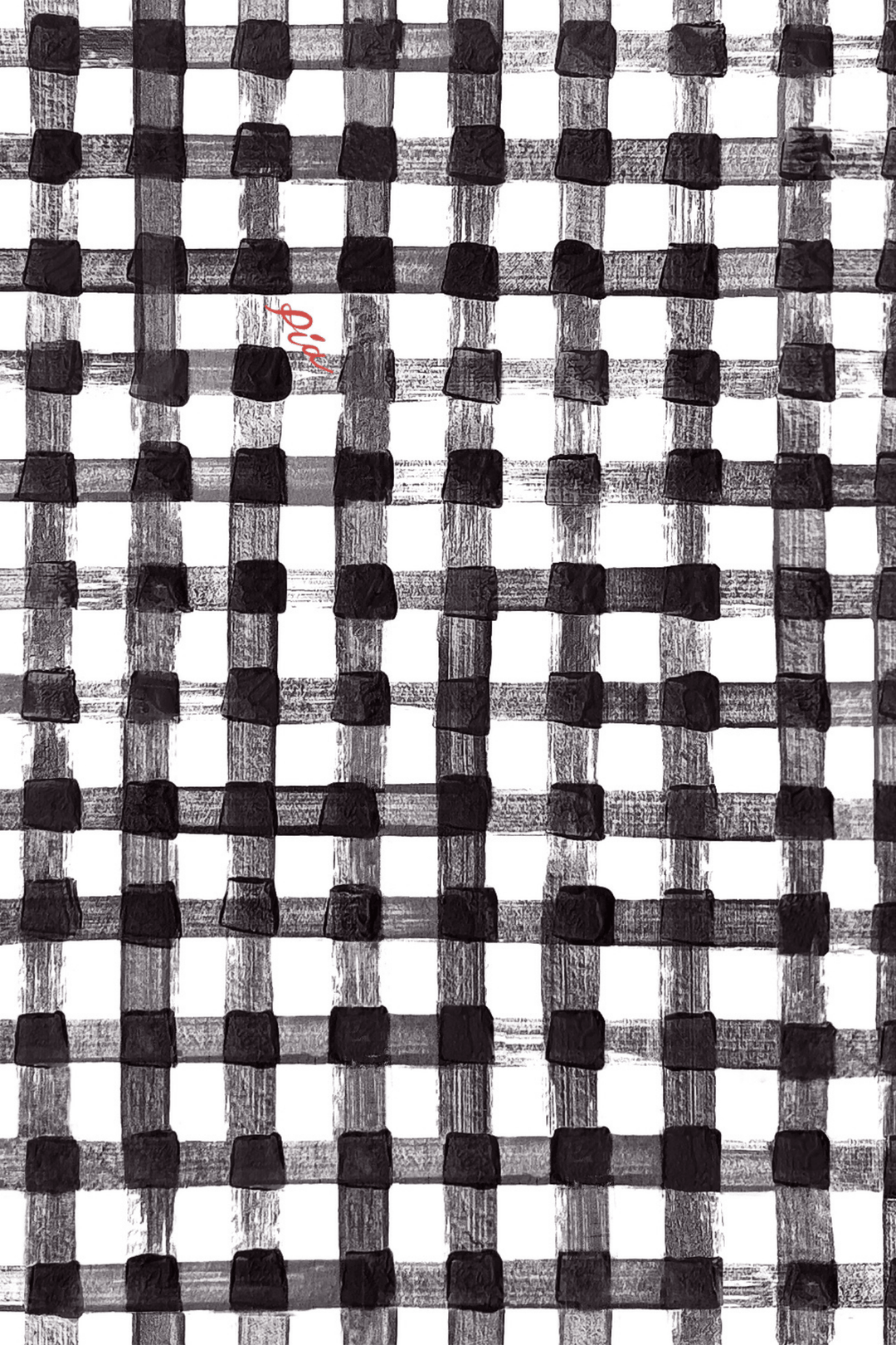 IAN - ANKLE LENGTH PANTS - BLACK PLAID