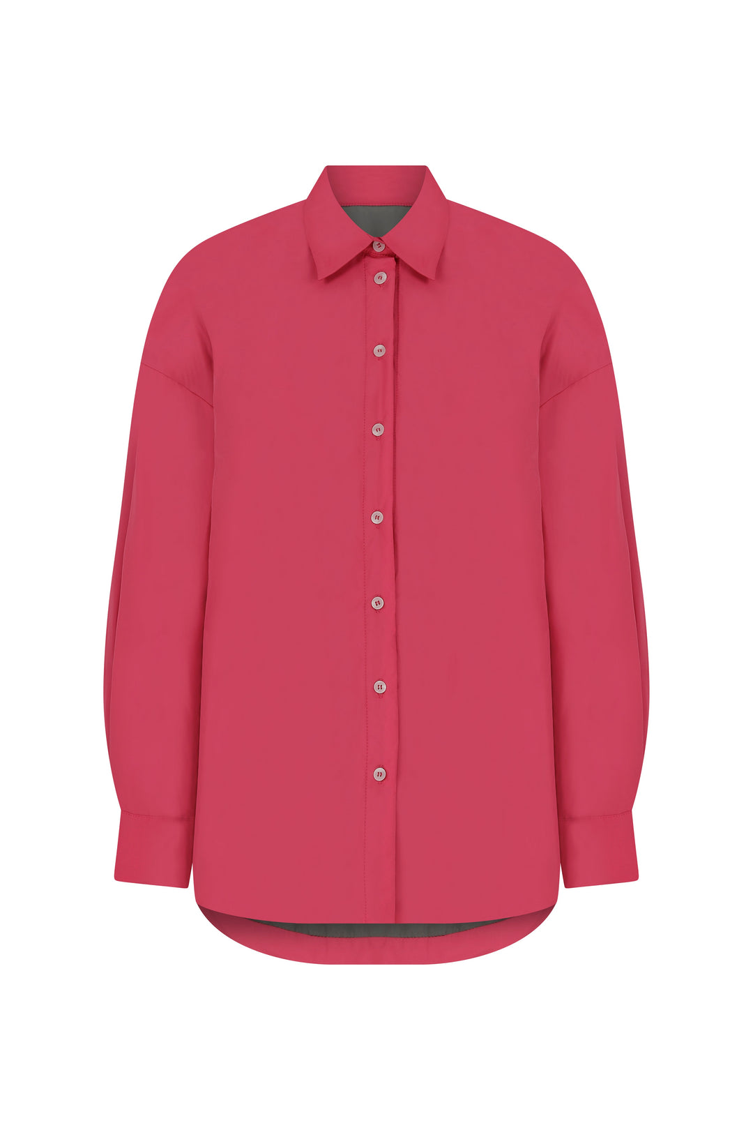 Ariel - Double Sided Fushia & Anthracite Puffer Shirt