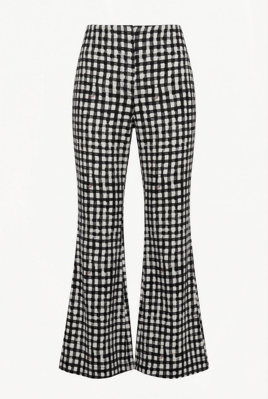 IAN - ANKLE LENGTH PANTS - BLACK PLAID