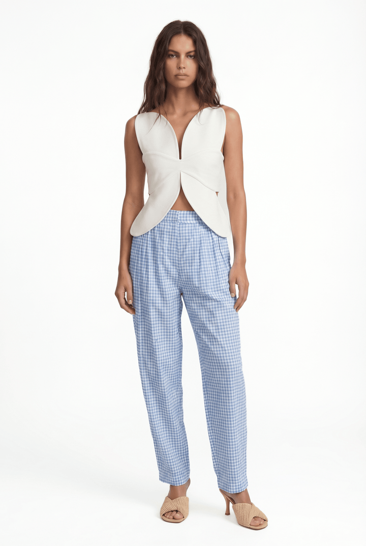 Daisy - Iconic Floral Shape Cutout Top - Ecru