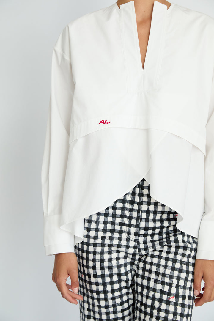 IAN - FLARE PANTS - BLACK PLAID