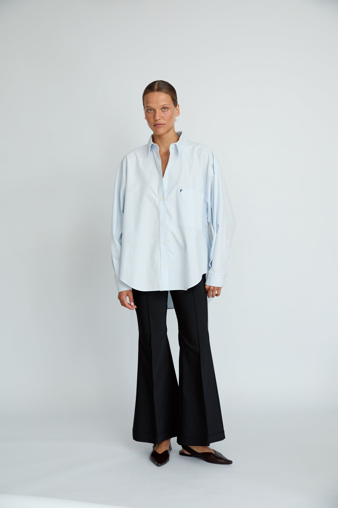 IAN - FLARE PANTS - BLACK