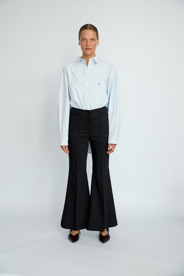 IAN - FLARE PANTS - BLACK