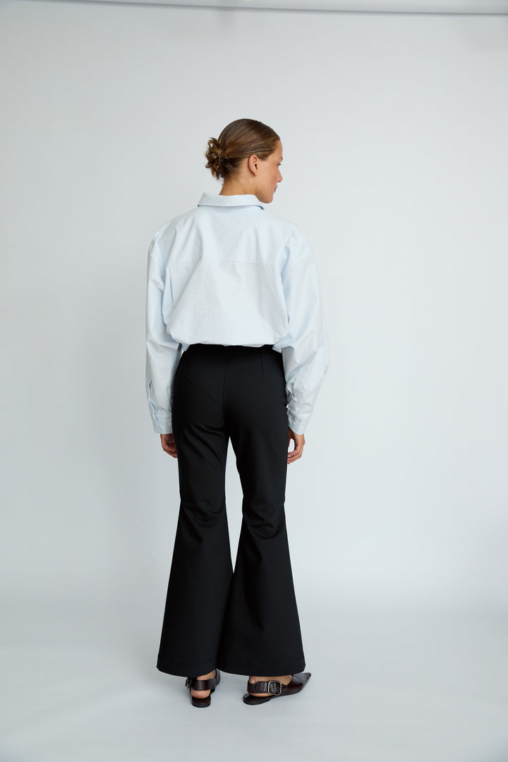 IAN - FLARE PANTS - BLACK