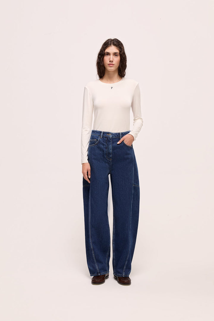 PELINA - JEAN - MID BLUE WASH DENIM