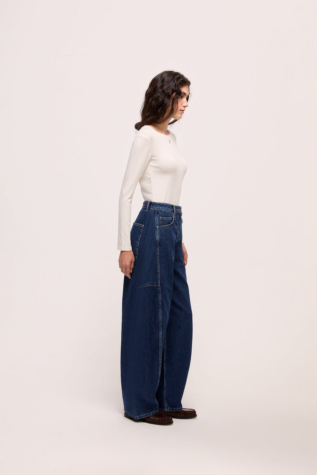 PELINA - JEAN - MID BLUE WASH DENIM