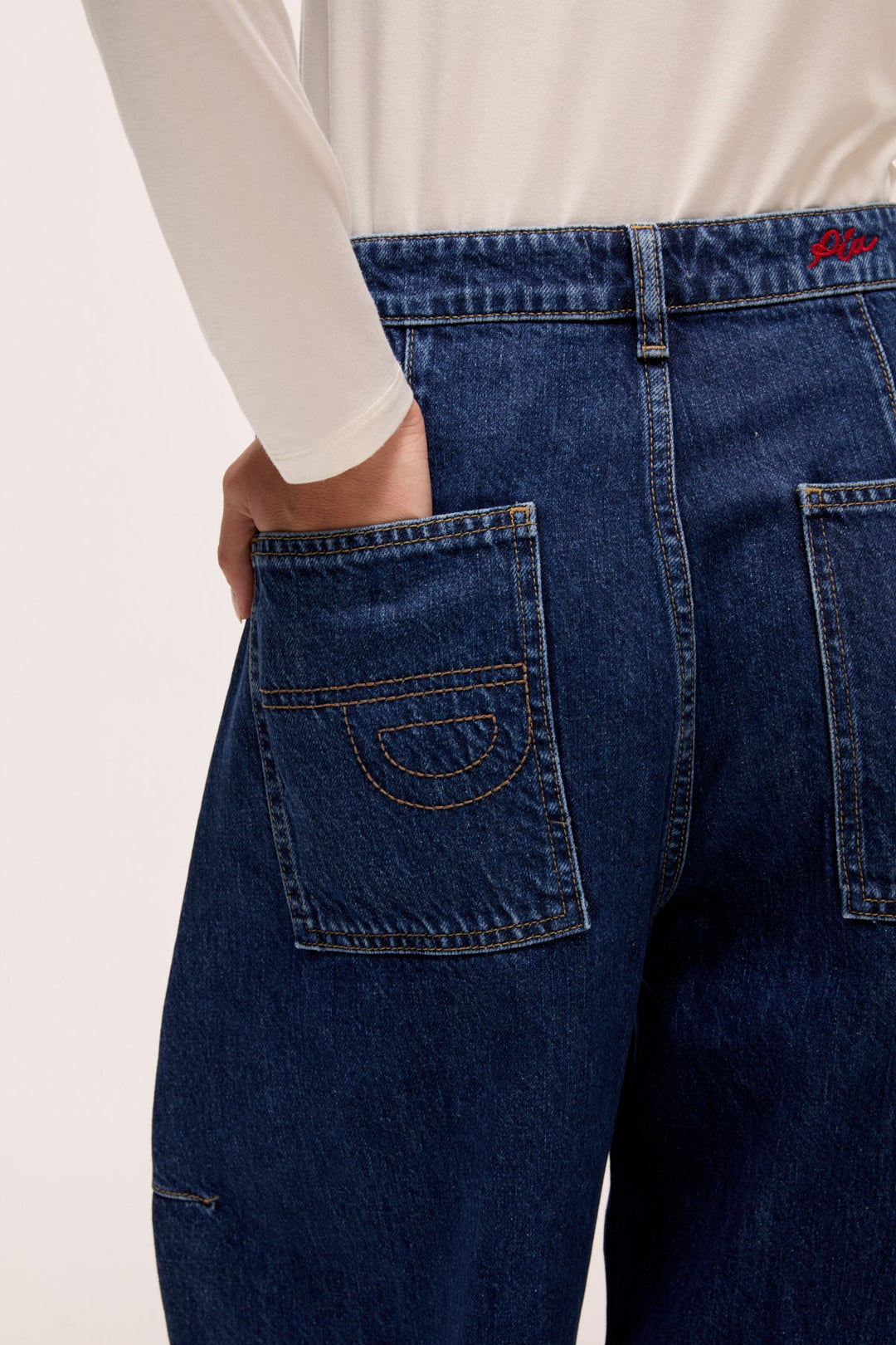 PELINA - JEAN - MID BLUE WASH DENIM