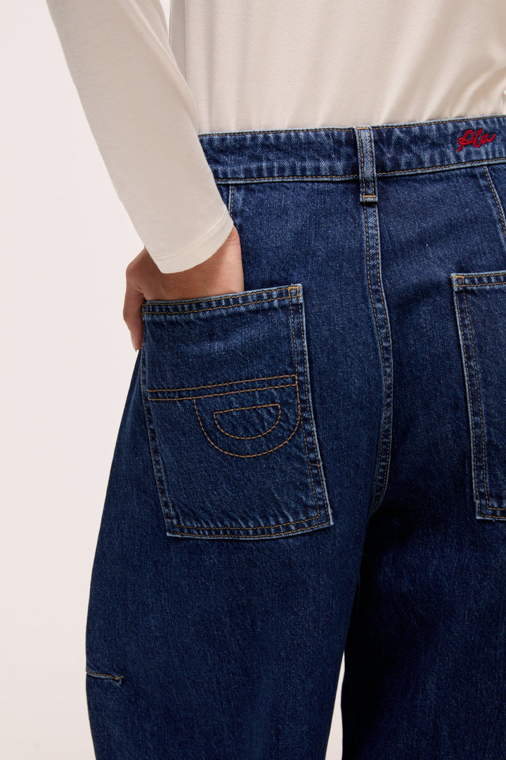 PELINA - JEAN - MID BLUE WASH DENIM