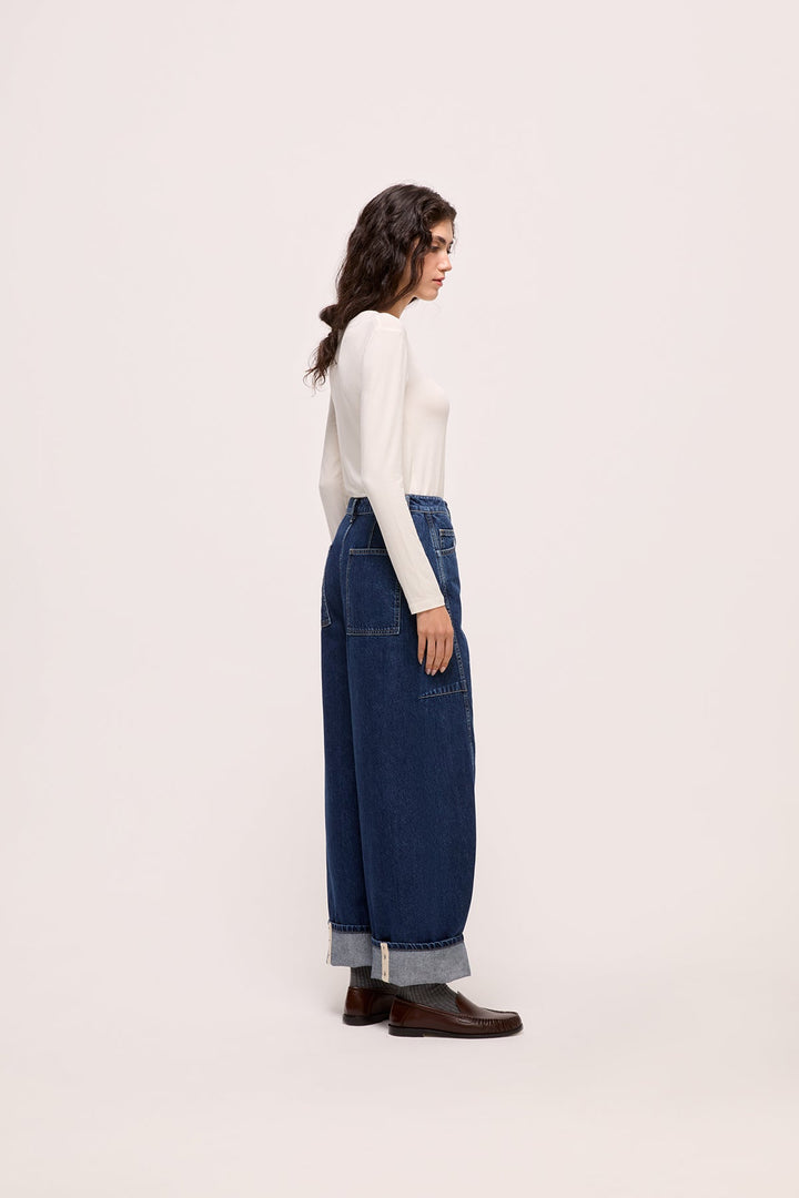 PELINA - JEAN - MID BLUE WASH DENIM