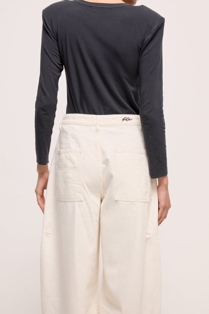 PELINA - JEAN - OFF WHITE WASH DENIM