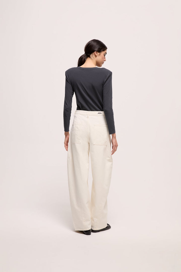 PELINA - JEAN - OFF WHITE WASH DENIM