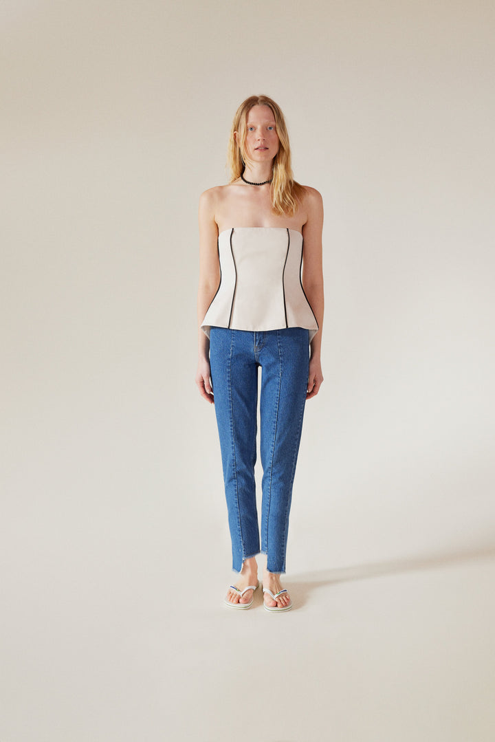 Pelly - High-Rise Cropped Jean