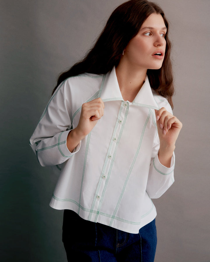 Lucy - Breezy Shape Poplin Shirt