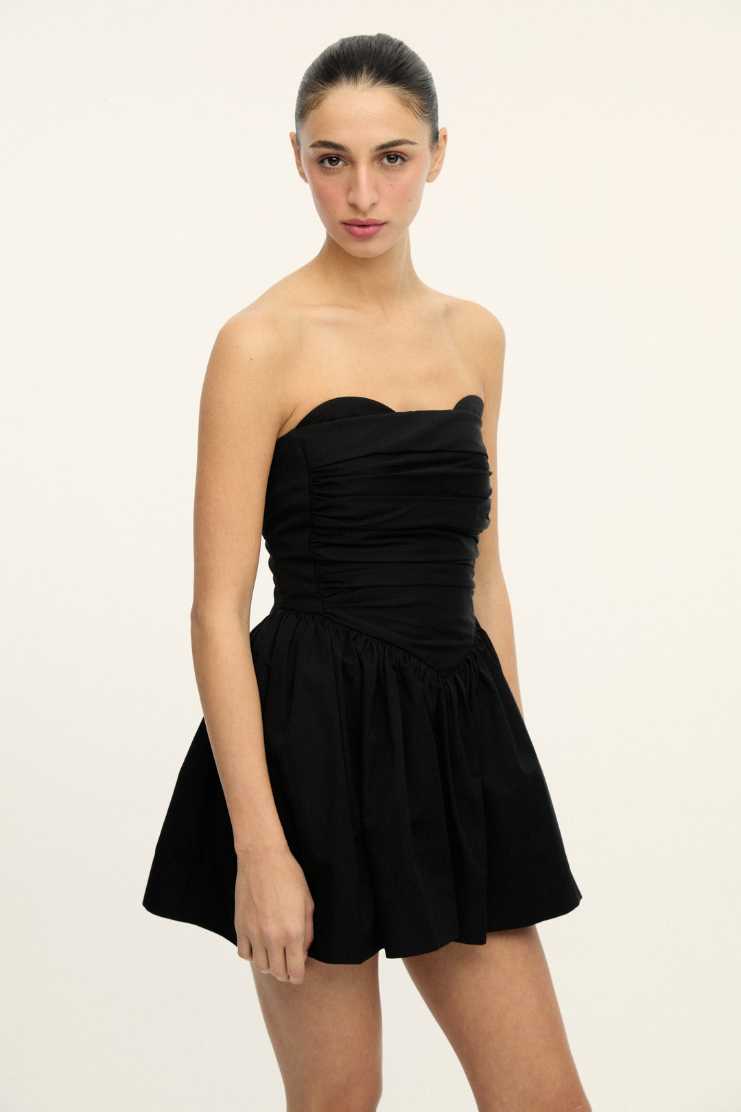 LEYLA - Mini Babydoll Dress - Black