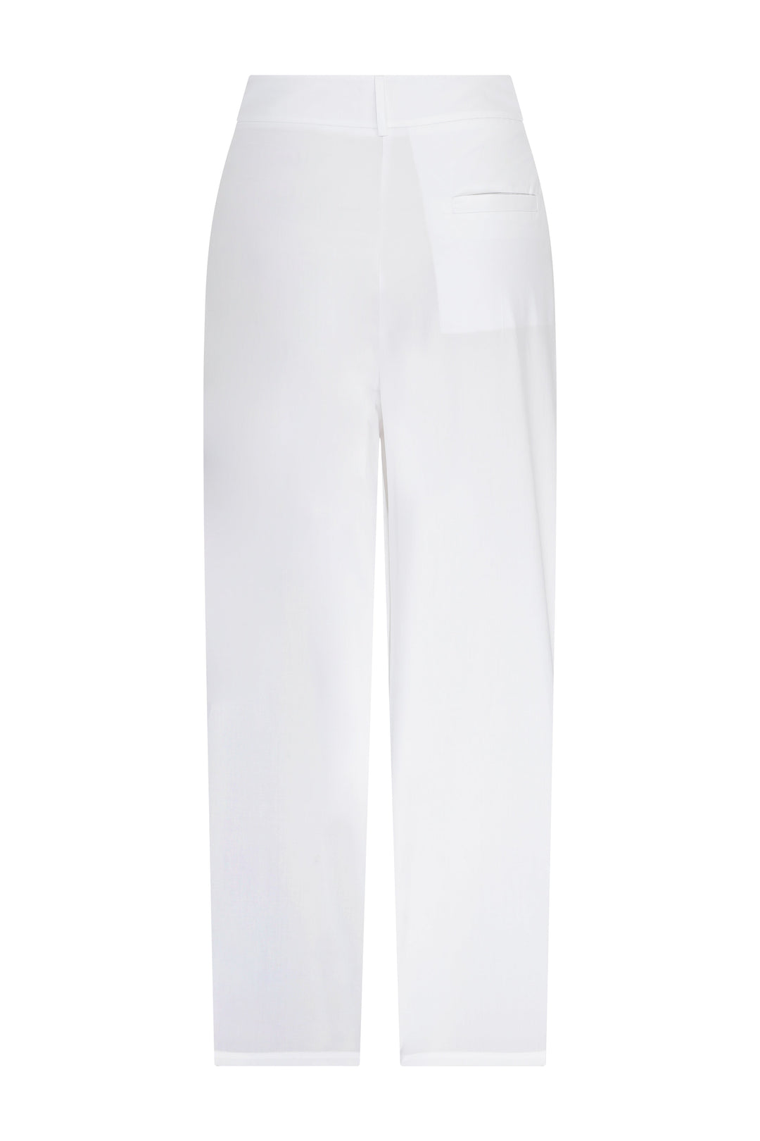 JONATHAN - Pleated Wide Leg Pants White