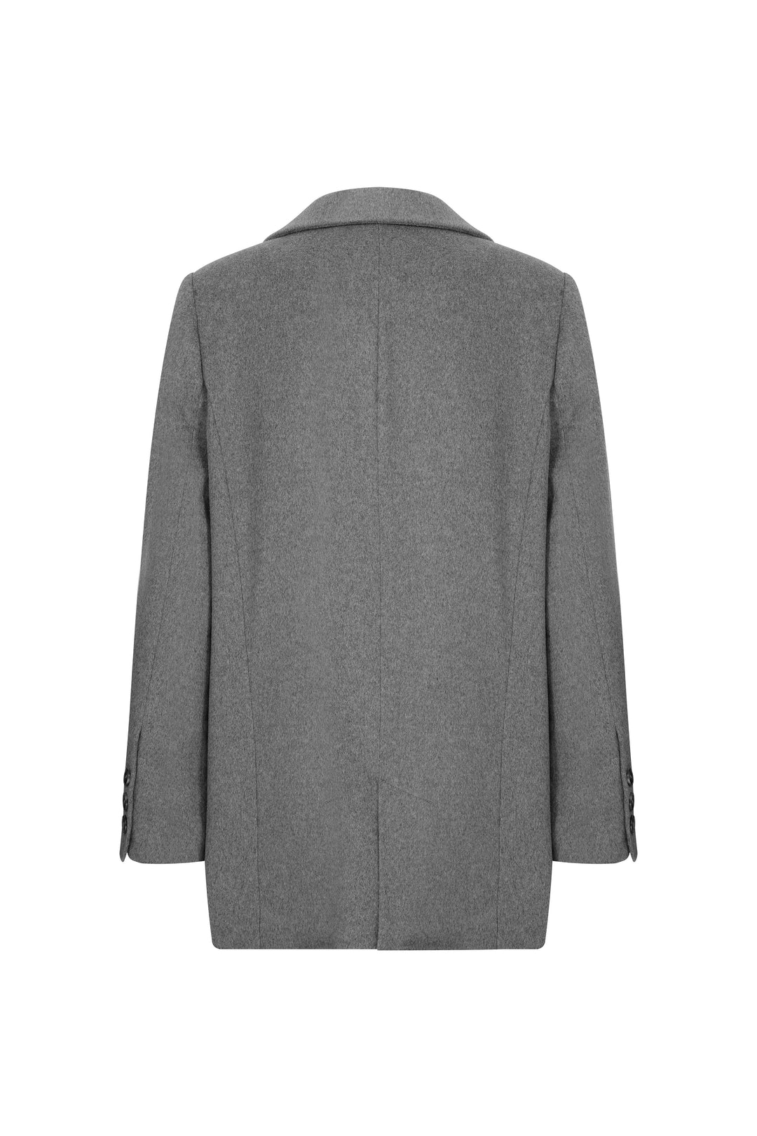 ROY - Oversized Wool Blazer Jacket - Grey