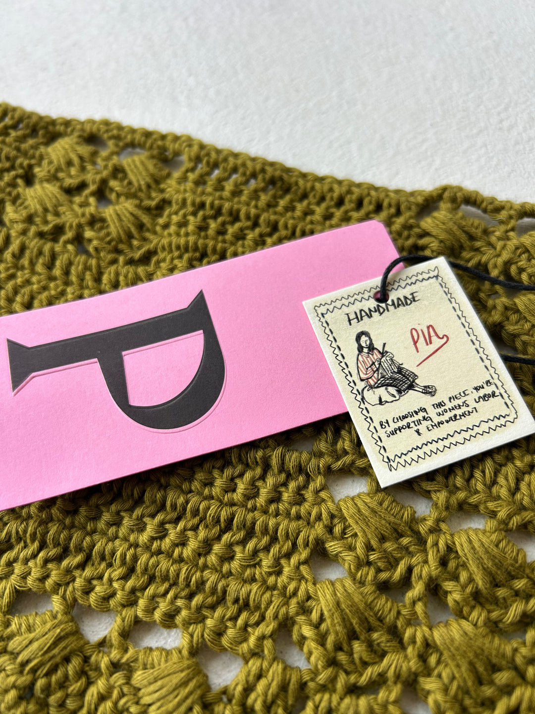 GIGI - TRIANGLE KNIT SCARF – GREEN