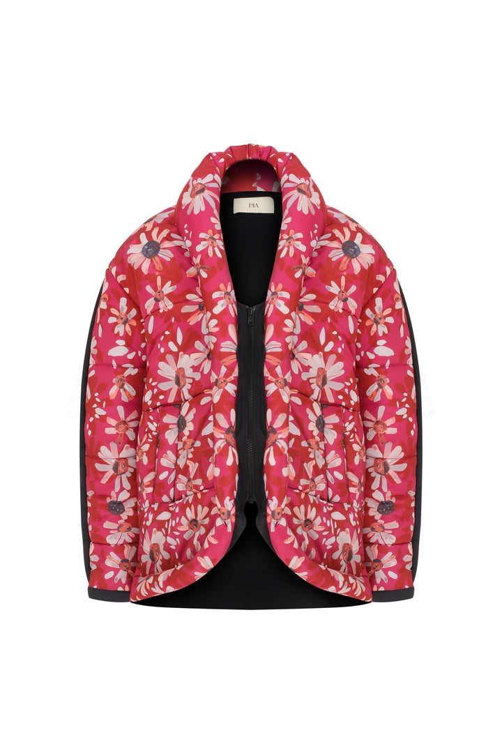 DAISY - Oversized padded shell bomber jacket